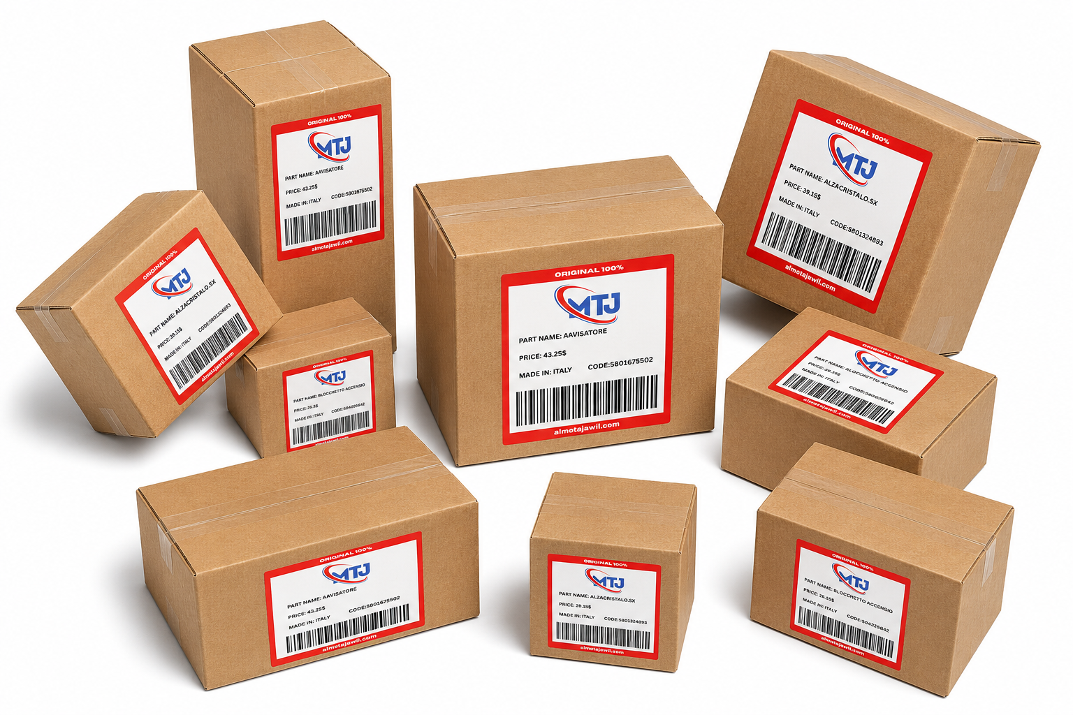 Almotajawil packaged truck spare parts